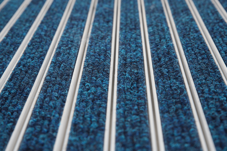 Eingangsmatte auf Aluminiumträgerprofil 10R - Bleu