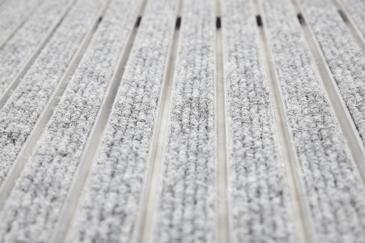 Eingangsmatte auf Aluminiumträgerprofil 10R - Gris