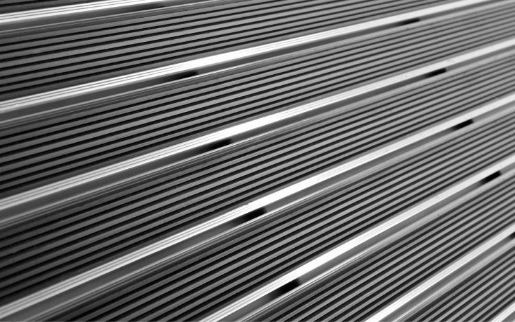 Eingangsmatte auf Aluminiumträgerprofil 22G