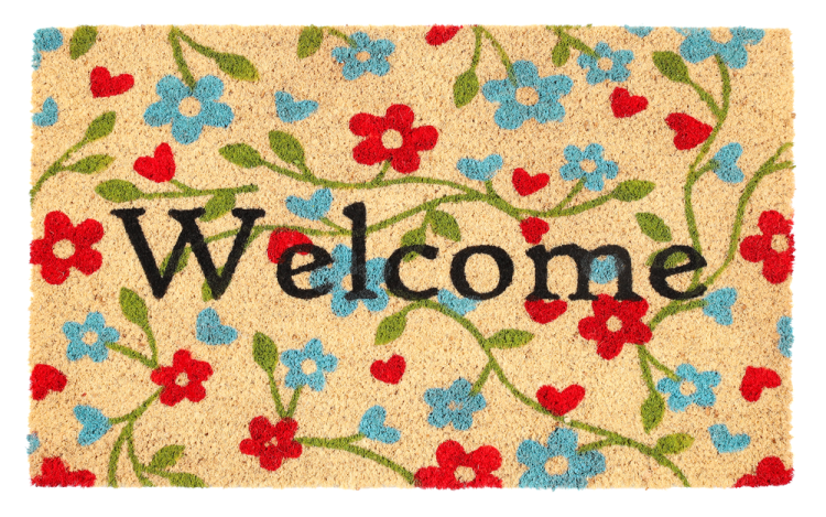 Personalisierte Fußmatte Kokosmatte BRAZIL