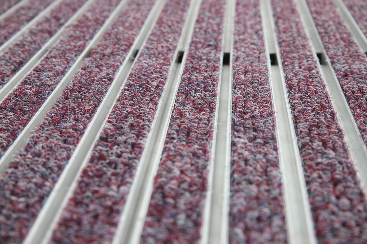 Eingangsmatte auf Aluminiumträgerprofil 10R - Violet