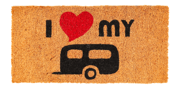 Personalisierte Fußmatte Kokosmatte PORTO RICO